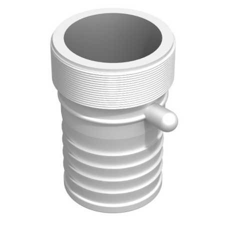 Product sheet 4 "male BSP splined coupling - straight splined male 101.5mm