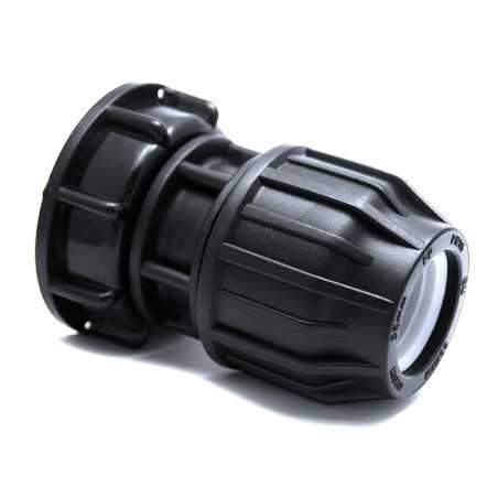 conexión S60x6 - Ø32mm presión de salida para IBC 1000 litros