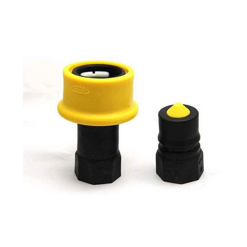 Coupleurs rapides male femelle DRY SHUT avec filetage femelle 1'' BSP