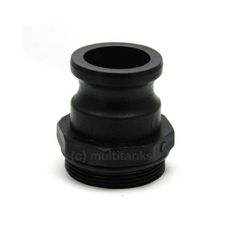 Raccord G2 camlock male 1''1/2 - male 2'' BSP