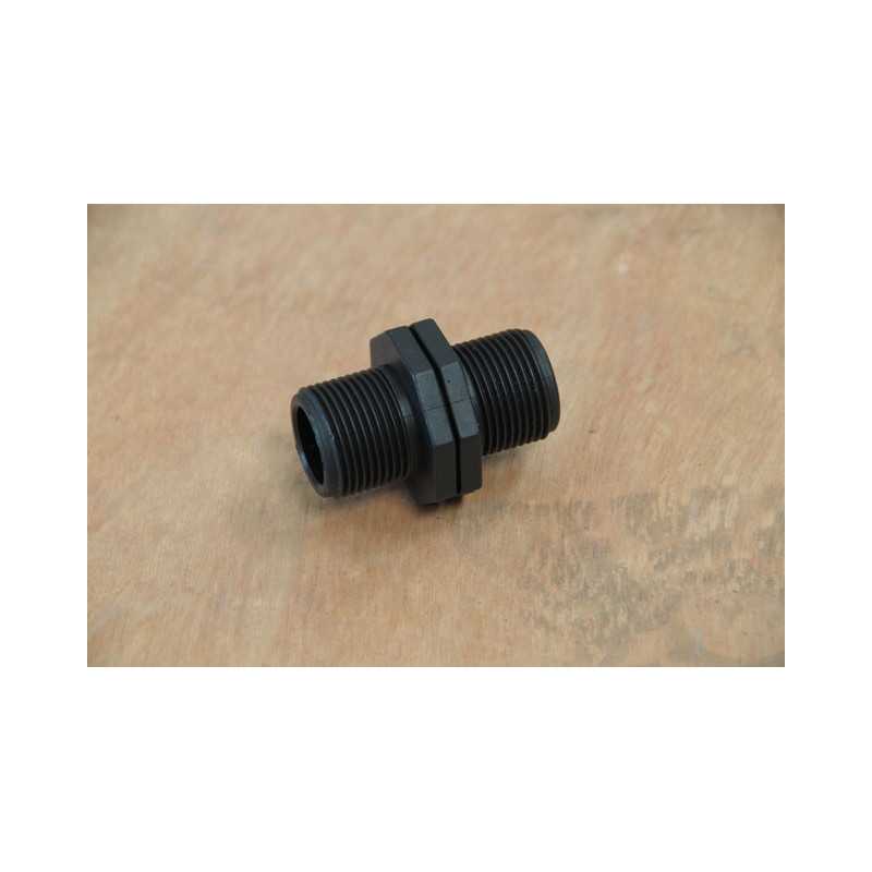 Fiche produit Raccord Male - Male 3/4 pouce