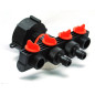 S60x6 female connection - 4-way watering output