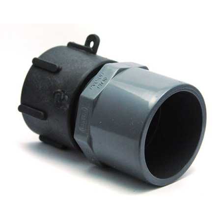 Raccord S60x6 femelle - PVC femelle 63/75