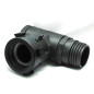 Raccord femelle S60x6 écrou tournant avec coude 90°et sortie male S60x6