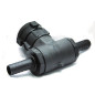 Female S60x6 rotating nut connection with Te and double male fluted output 25mm