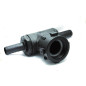 Conexión de tuerca giratoria S60x6 hembra con Te y salida estriada macho doble de 25 mm Conexión de tuerca giratoria S60x6 hembra con Te y salida estriada macho doble de 25 mm