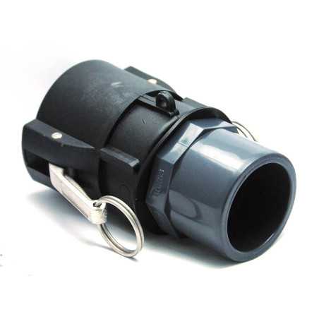 Camlock Einbau weibliche 2 Zoll - weiblich PVC 50/63