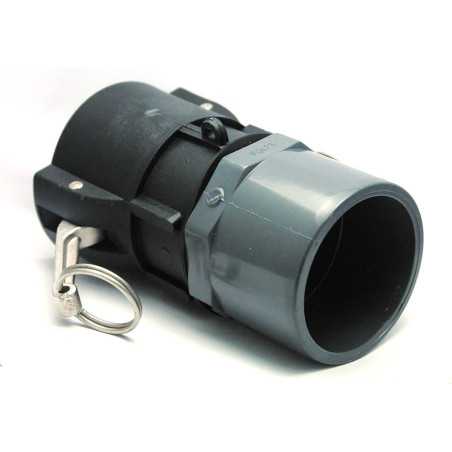 2 inch female camlock connector - female 63/75 pvc