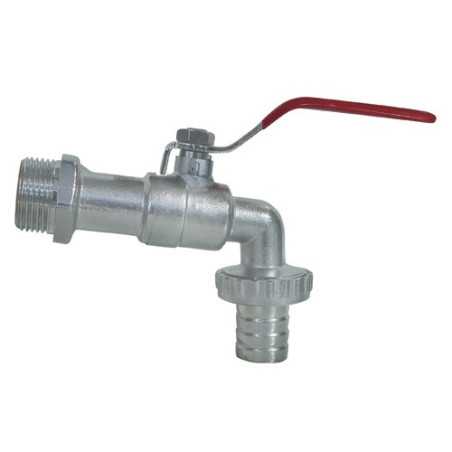 Kugelhahn mit Gewinde 1 Zoll Ausfahrt 1''1 / 4 AG 25mm Schlauchtülle