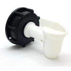 Raccord S60x6 - Robinet Blanc gros débit