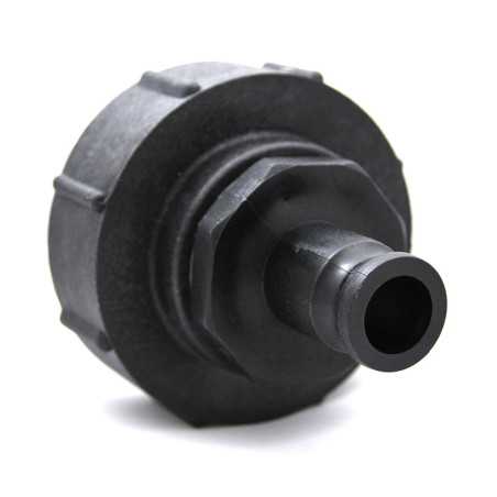 S100x8 female coupling - straight barbed 50mm