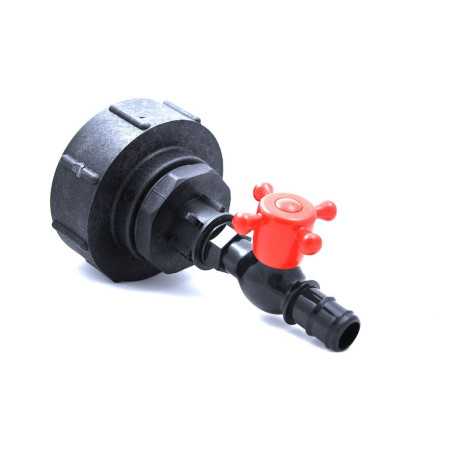 Raccord S100x8 - robinet laiton chromé 19mm
