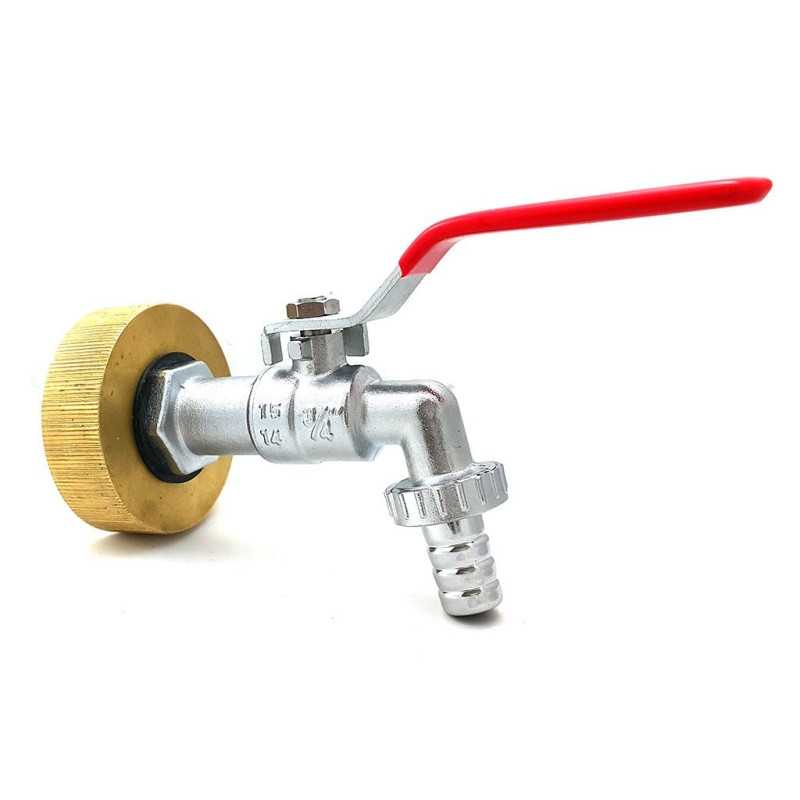 Female fitting S60x6 brass - 3/4 inch chrome brass faucet