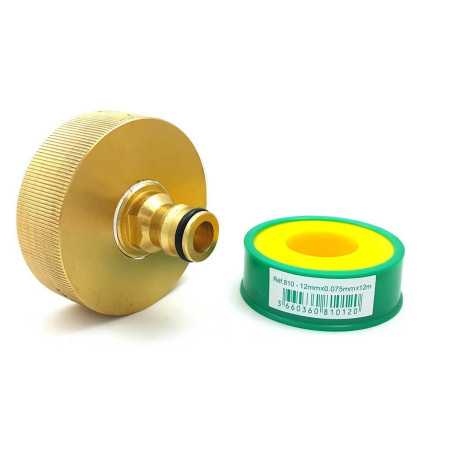 S60x6 brass female fitting - 3/4 inch chrome plated brass faucet