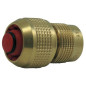 Fast connection 3 brass aquastop balls