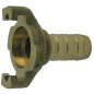 Express connection with machined fluted tail with collarless collar