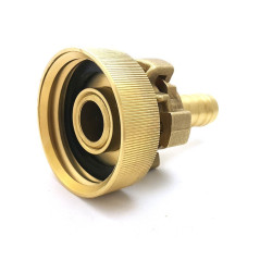 S60x6 connection - 19mm brass fluted express fitting