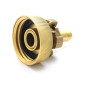 Raccord S60x6 - raccord express cannelé en laiton 19mm