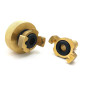 S60x6 connection - 19mm brass fluted express fitting