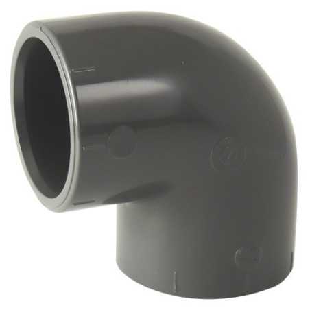 ángulo de presión de PVC 90 ° F / F