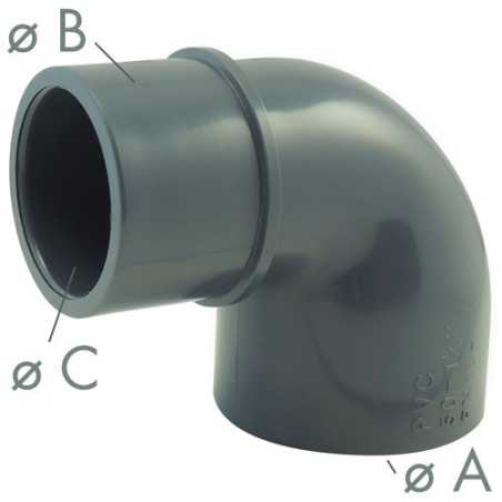 90 M/F elbow or elbow reduces 90 degrees F/F to stick