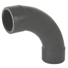 Courbe à grand rayon 90° Femelle / femelle en PVC