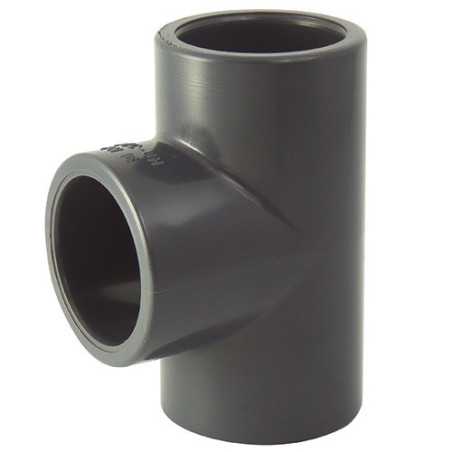 Té égal 90° F / F / F en PVC
