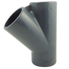 gleich T-Stück 45 ° F / F / F PVC