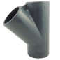 Gleich 45° F / F / F aus PVC zum Kleben