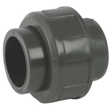 Union 3 pièces Femelle / femelle en PVC avec O-ring en EPDM