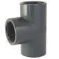 Igualar a 90° PVC a PVC a tornillo PN16: El conector hembra con triple roscado
