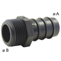 scanalato maschio fine 16 millimetri x 3/4 ''