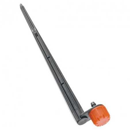 Adjustable drip with red peak for micro irrigation