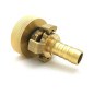 Raccord S60x6 - raccord express cannelé en laiton 25mm