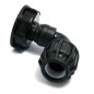 S60x6 connection with 25mm bent pressure output