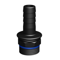 Male connector 1 "BSP - straight barbed Ø19mm