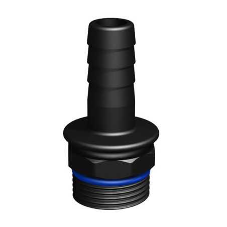 Male connector 1 "BSP - straight barbed Ø19mm