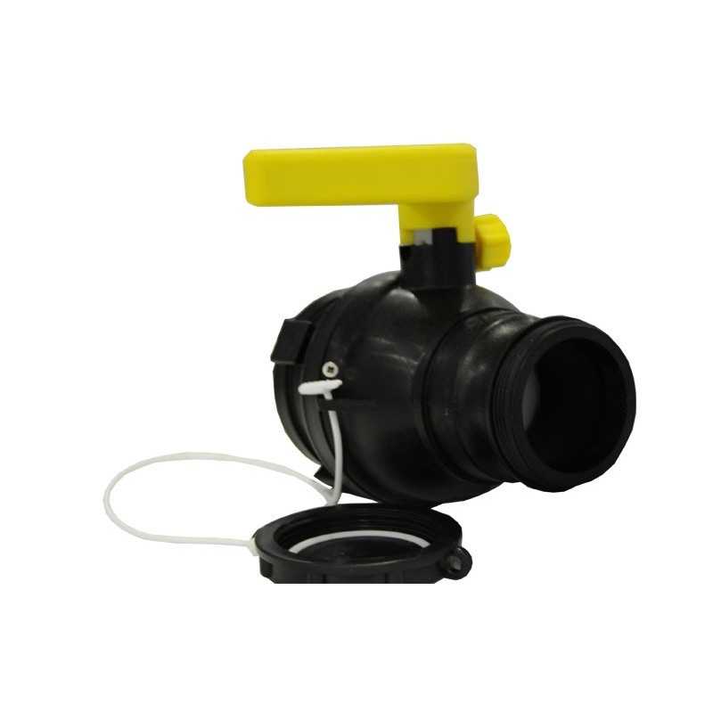 Cam valve with spherical bushel and floating nut S75x6