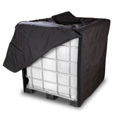 High-End- IBC 1000-Liter-Isolierabdeckung | Schnellzugriffs-Velcro