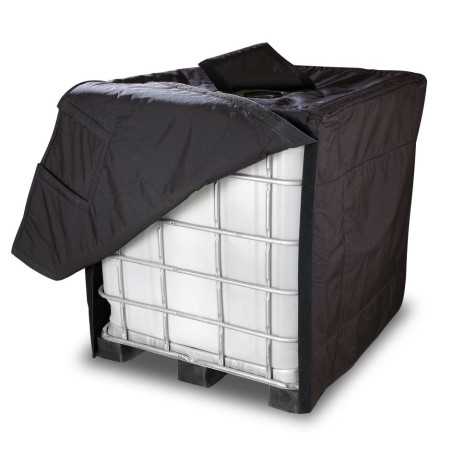 Copro isolante di alta gamma IBC 1000 litri | Velcro ad accesso rapido