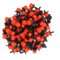 Lot de 100 goutteurs couleur rouge