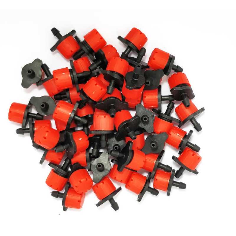 Lot of 50 red-colored droppers