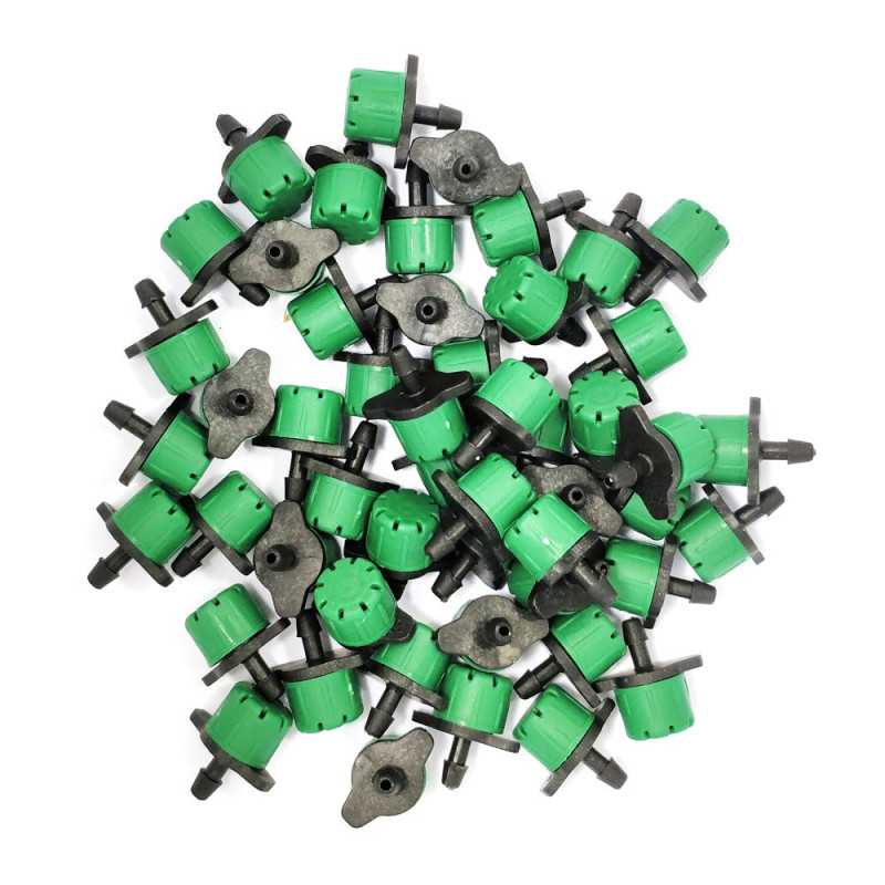 Lot of 50 green-colored droppers