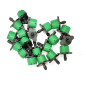 Lot de 20 goutteurs couleur vert Lot de 20 goutteurs couleur vert