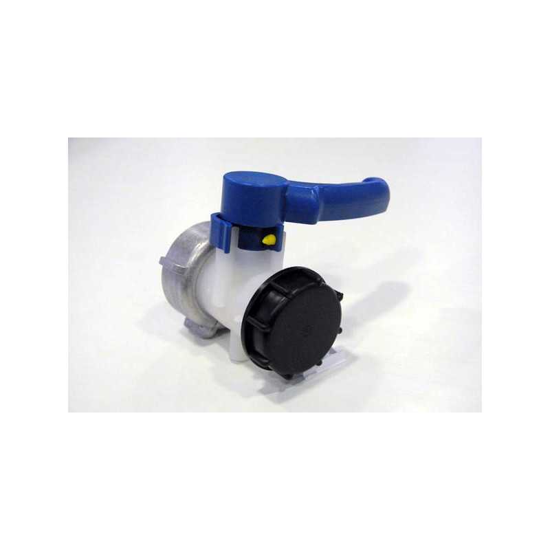 2-inch butterfly valve with 70mm nut for 1000 litre ibc tank