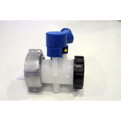 2-inch butterfly valve with 70mm nut for 1000 litre ibc tank