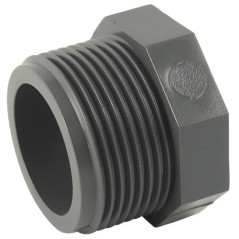 Male PVC cap