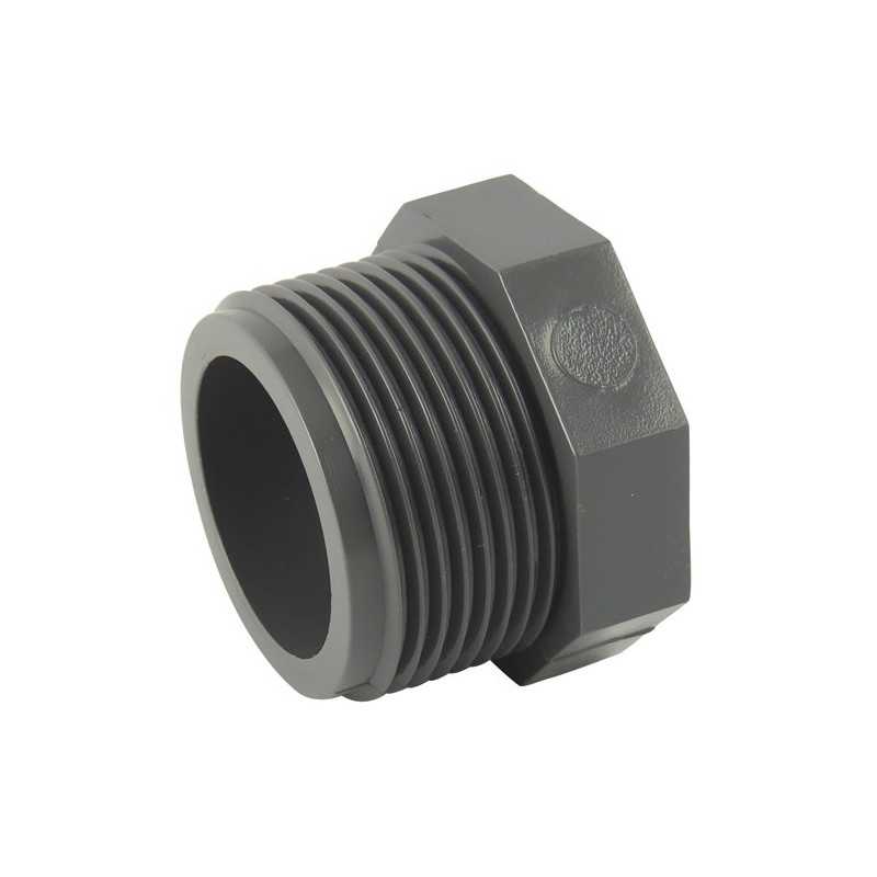Male PVC plug