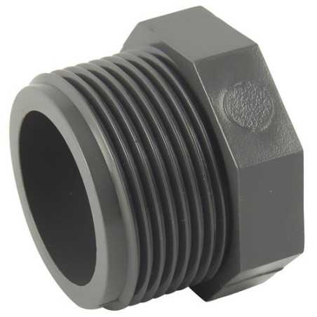 PVC enchufe macho