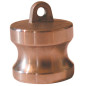 Male Messing Camlock Stopfen - Typ DP